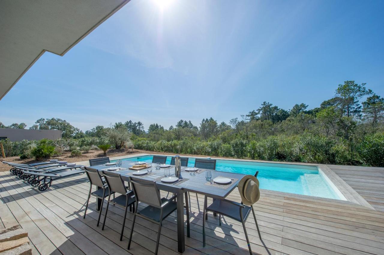 Villa Calme Luxueuse Et Proche Plage Saint-Cyprien Lecci Esterno foto