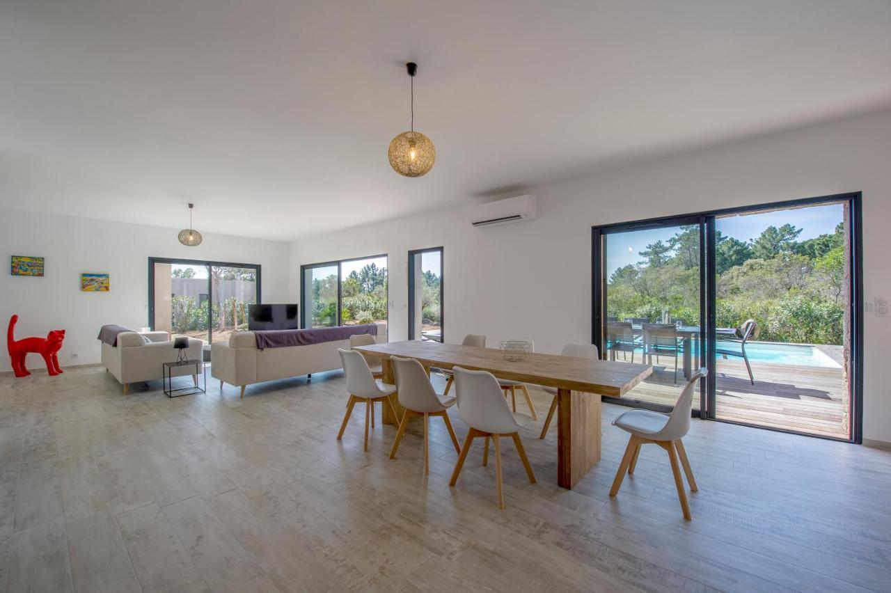 Villa Calme Luxueuse Et Proche Plage Saint-Cyprien Lecci Esterno foto